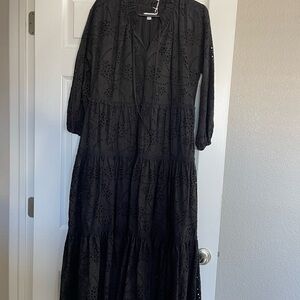 Chico's Black Long Sleeve Dress